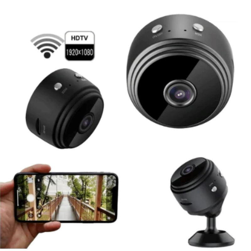 Mini Cámara WiFi HD - Tiempo Real y Visión Nocturna